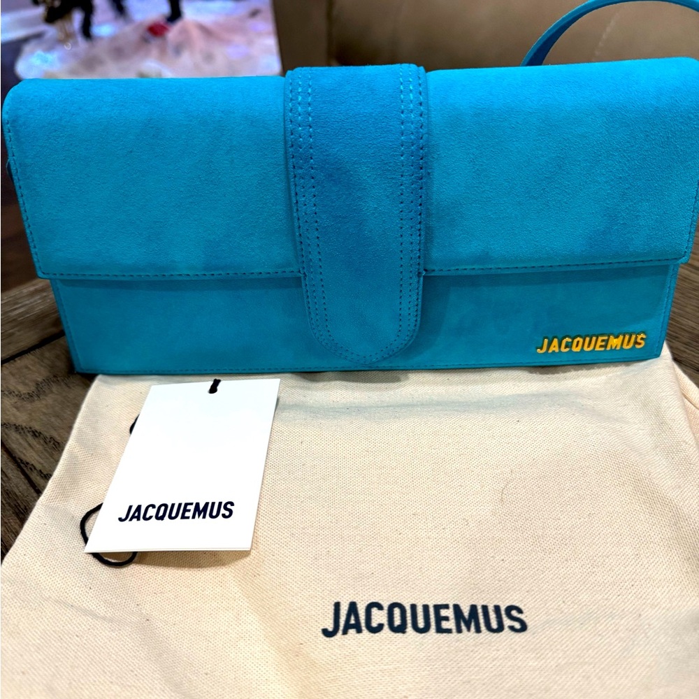 Le bambino long suede shoulder bag.